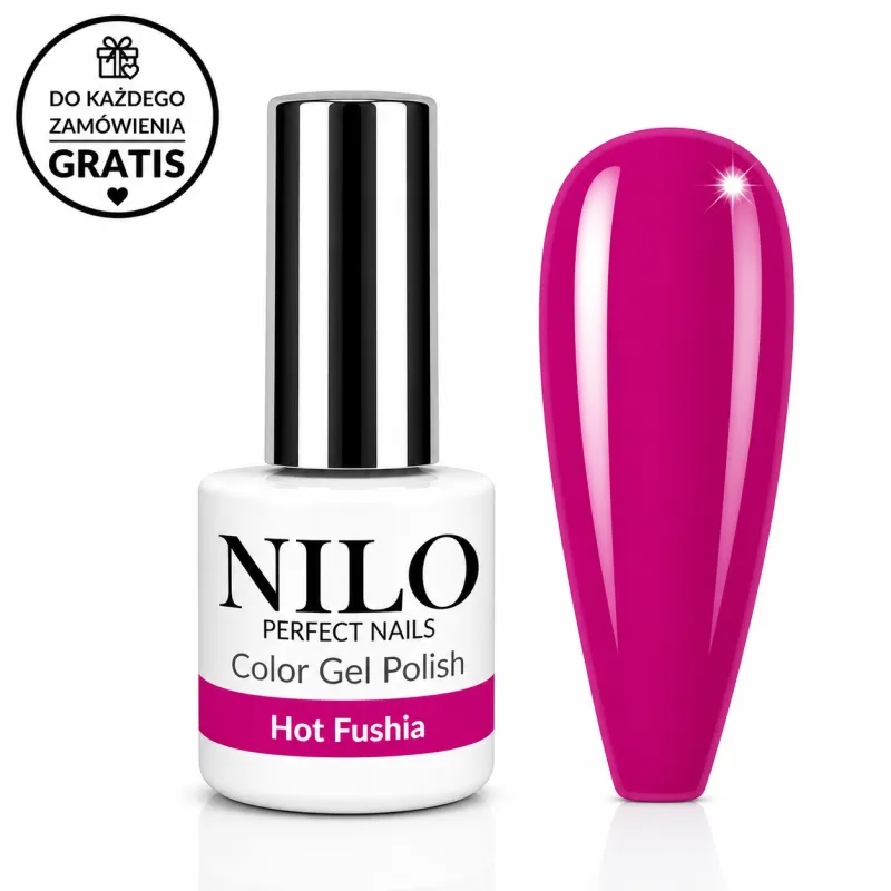 Lakier Hybrydowy Hot Fuchsia – NILO no.174